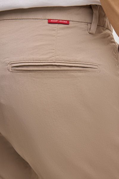Lässige beige Chinohose mit Kordelzug