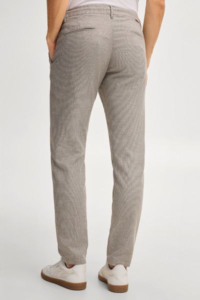 Lässige beige Chinohose mit Kordelzug