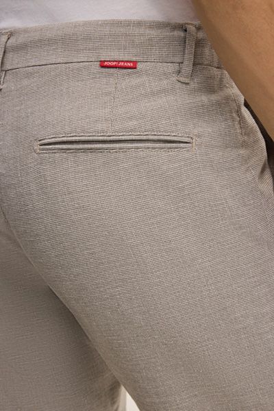 Lässige beige Chinohose mit Kordelzug