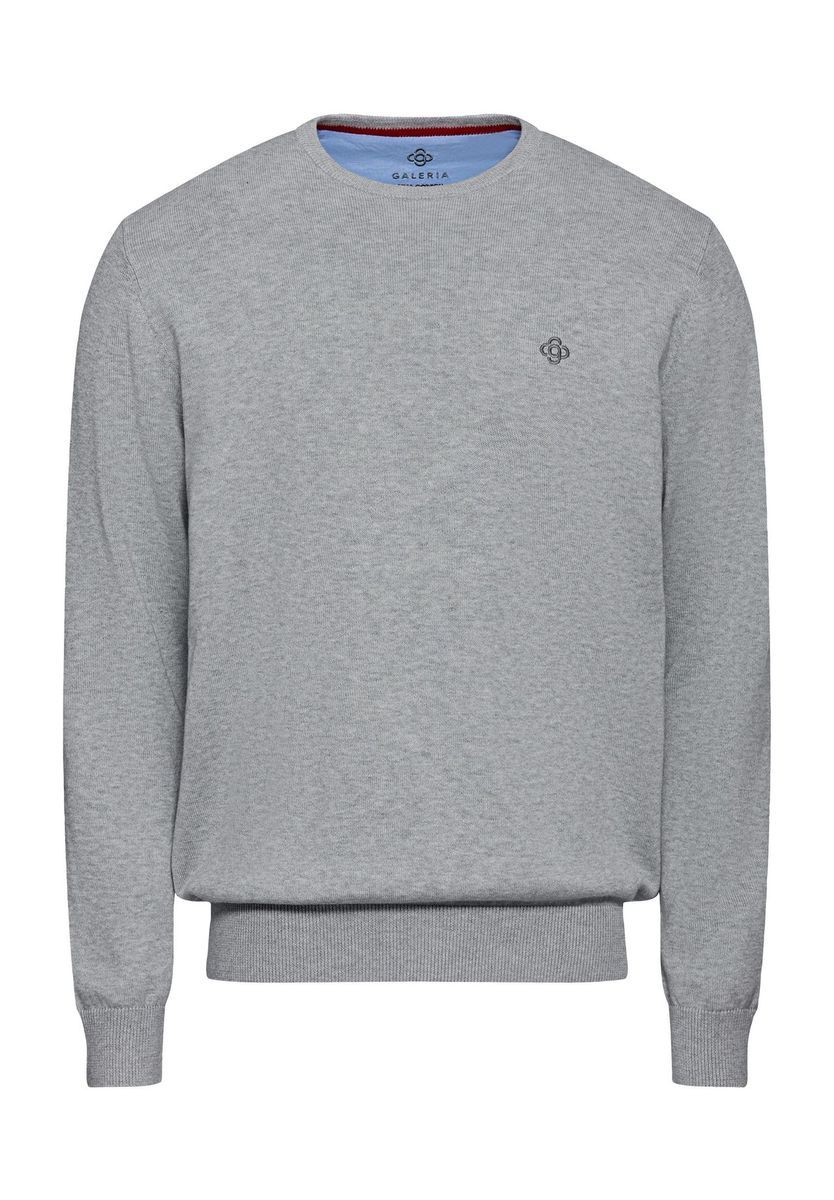 Herren Freizeit Baumwoll Strickpullover