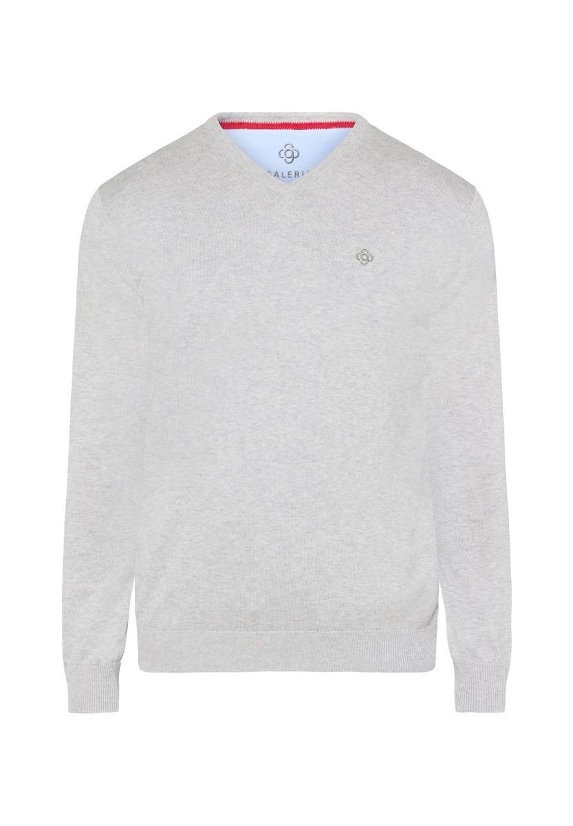 8782 Pullover, V-Ausschnitt, für Herren, grau, L