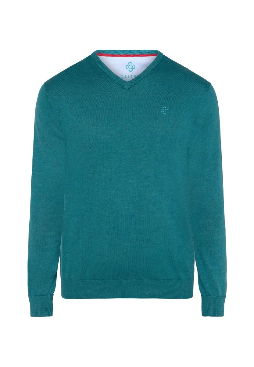 8782 Pullover, V-Ausschnitt, für Herren, blau, L