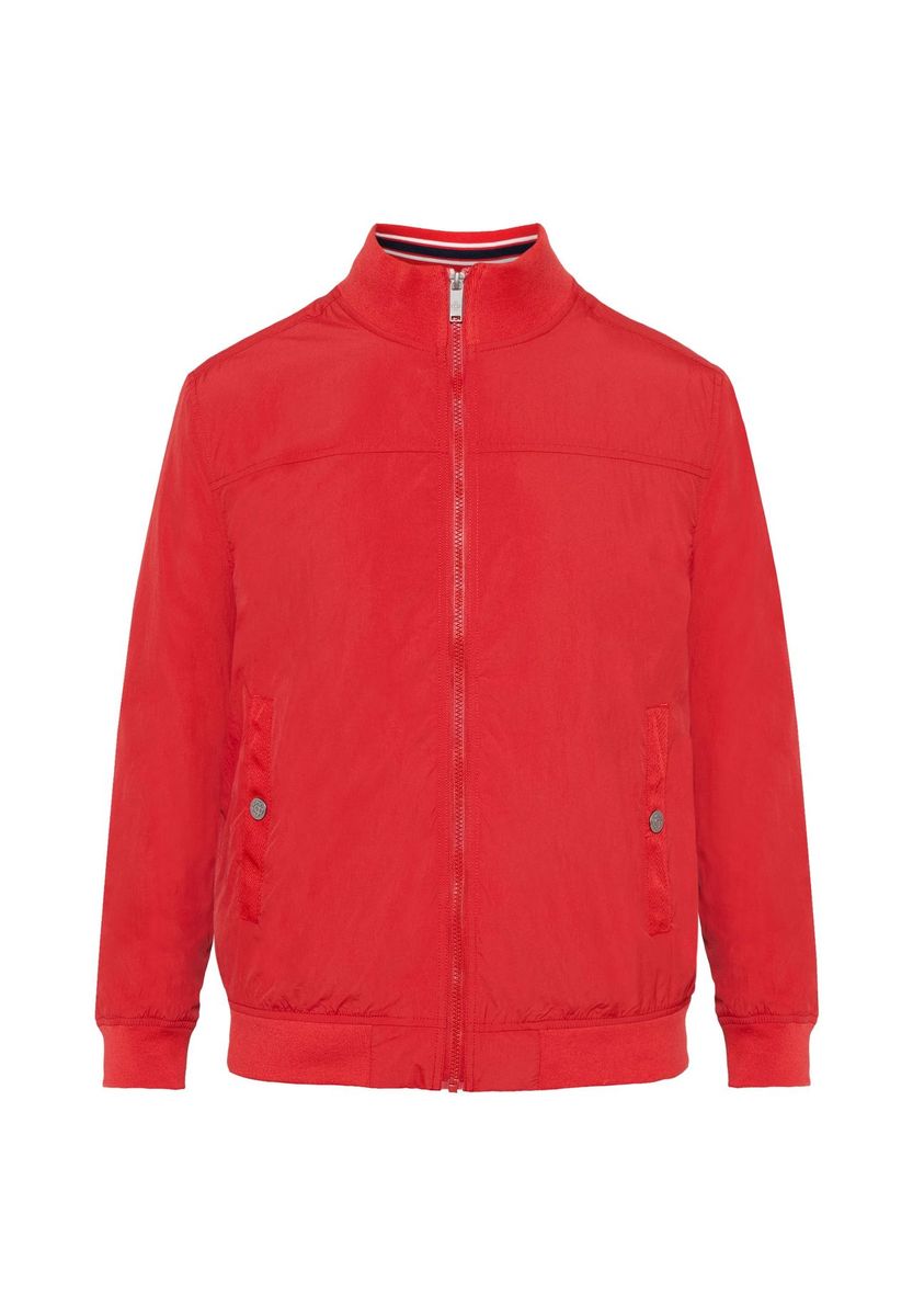 Rote essentielle Bomberjacke