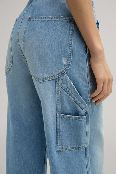 Jeans-Latzhose Elia mit geradem Beinverlauf
