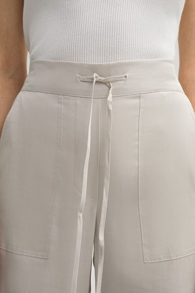 Locker geschnittene Lyocell-Jogginghose