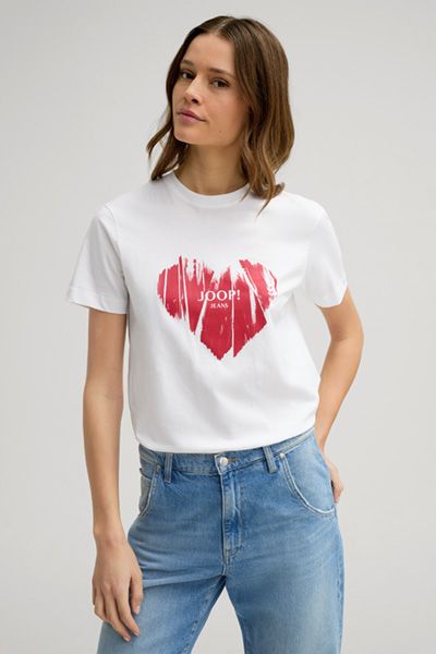 Klassisches Baumwoll-T-Shirt mit Grafik