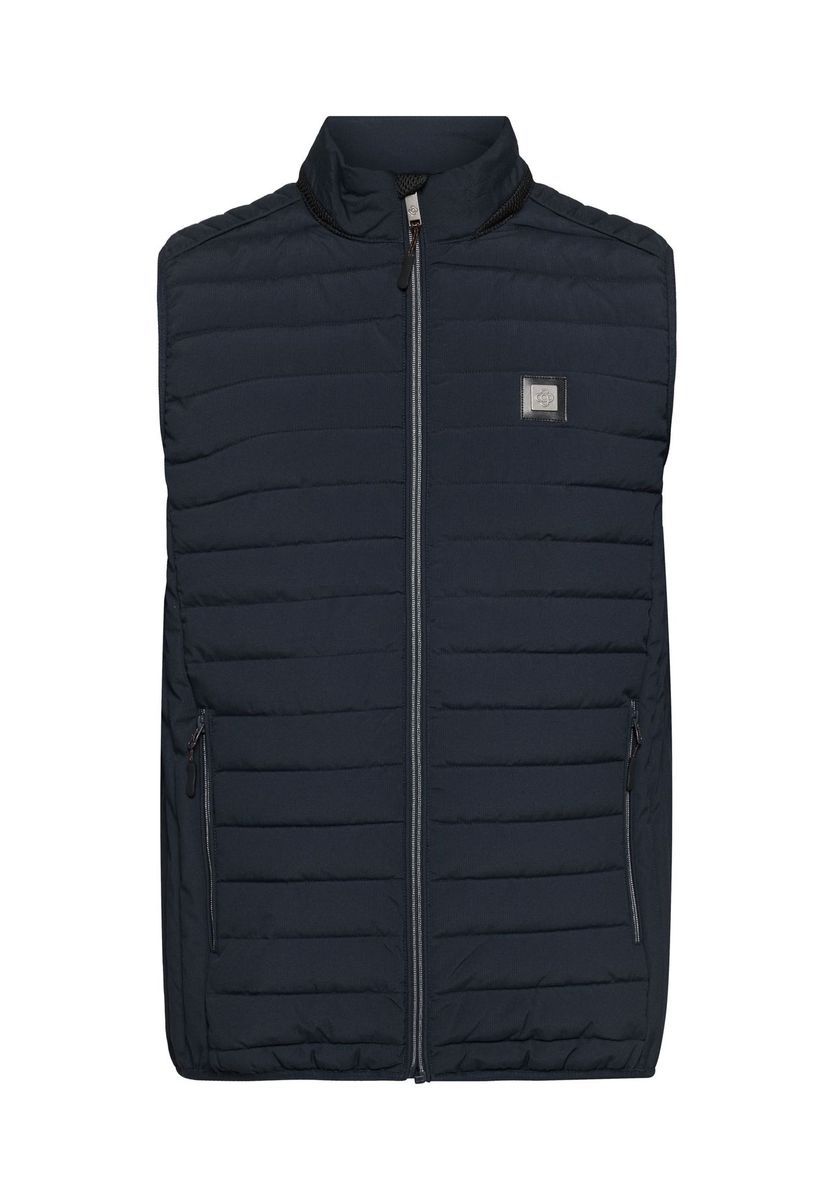 Herren Steppweste Stehkragen gepolstert