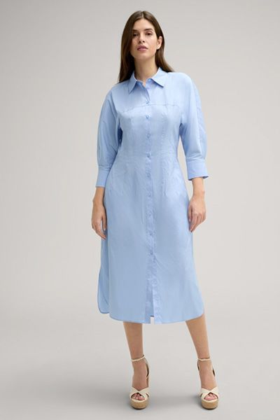 Klassisches Midi-Hemdkleid mit Ärmeln