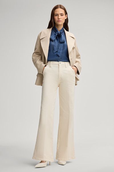 Jeansbluse Ulla in Dunkelblau