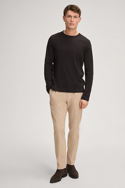 Minimalistisches Langarm Baumwoll T-Shirt