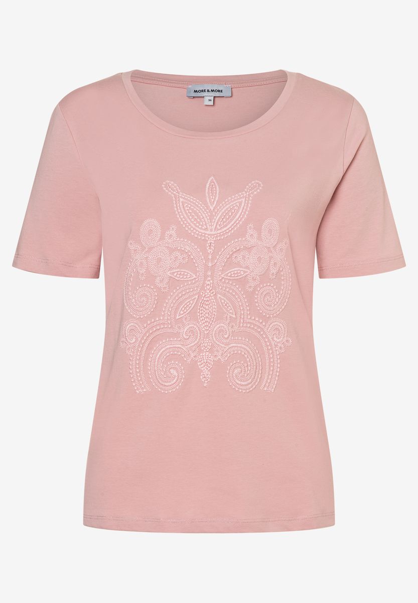 T-Shirt mit Stickerei auf der Vorderseite