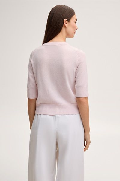 Cashmere Kurzarm-Cardigan