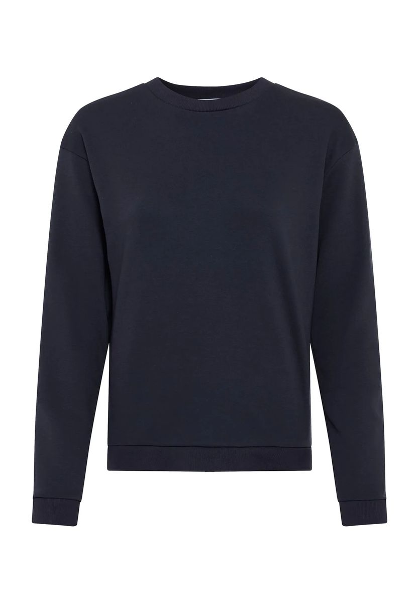 Klassisches Sweatshirt mit Rundhalsausschnitt und lockerer Passform