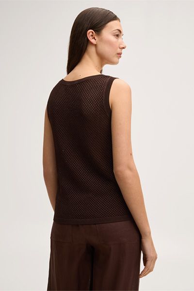 Struktur Strick Tank Top