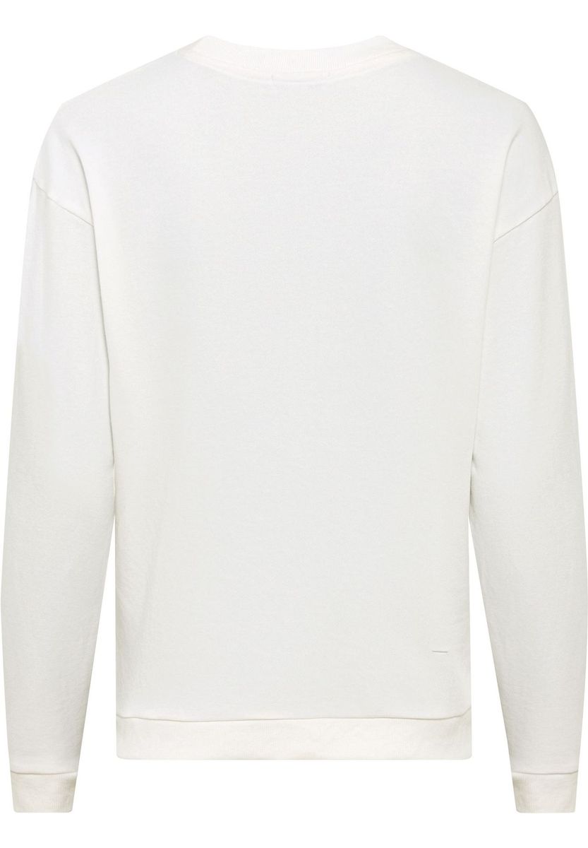 Klassisches Langarm-Sweatshirt mit Rundhalsausschnitt