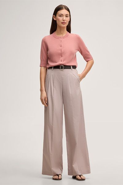 Eleganter Kurzarm-Cashmere-Cardigan