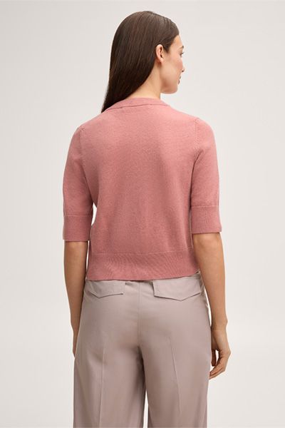 Eleganter Kurzarm-Cashmere-Cardigan