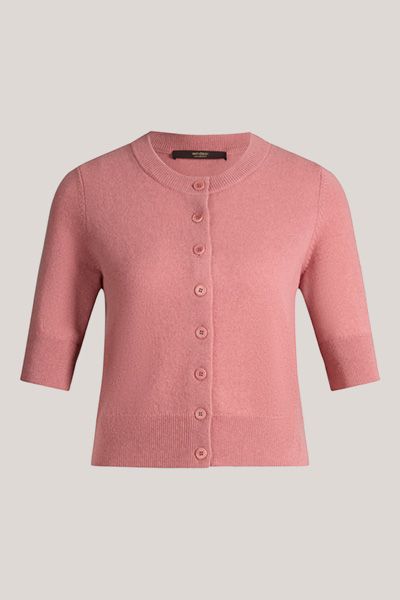Eleganter Kurzarm-Cashmere-Cardigan
