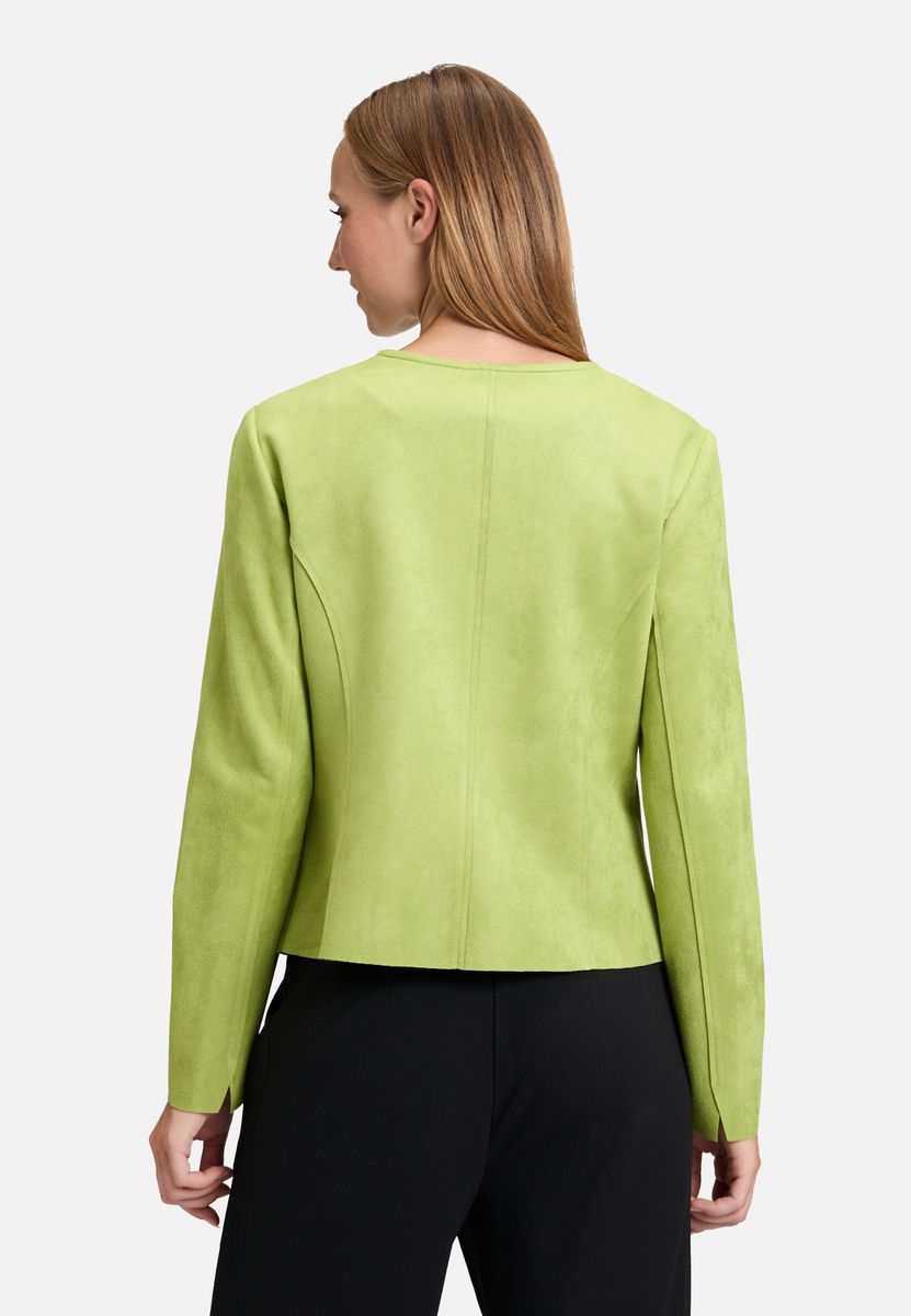 Blazer-Jacke mit Reißverschluss