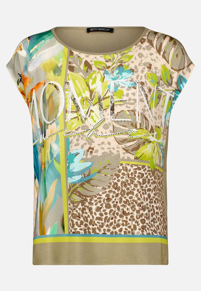 Casual-Shirt mit Aufdruck