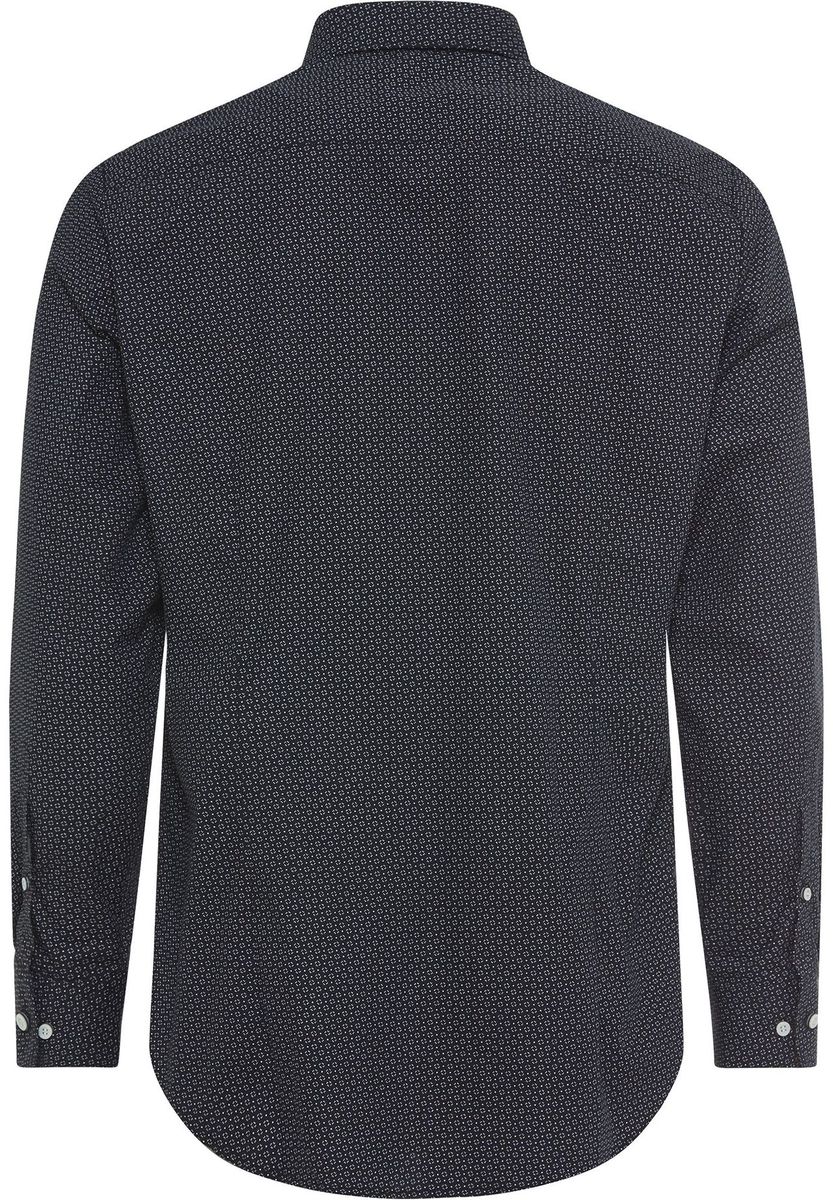 MANGUUN Business-Hemd, Body, Langarm, Kent, für Herren, blau, 37