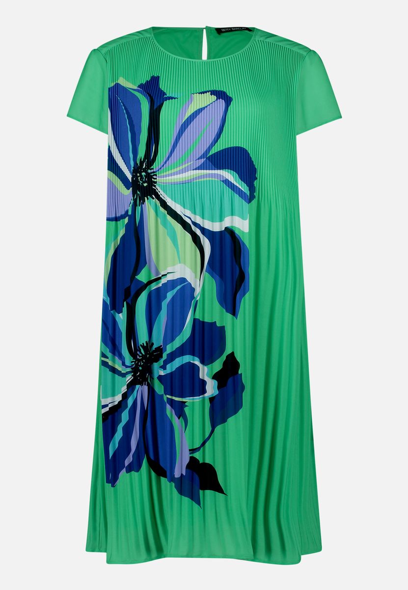 Plisseekleid kurzarm