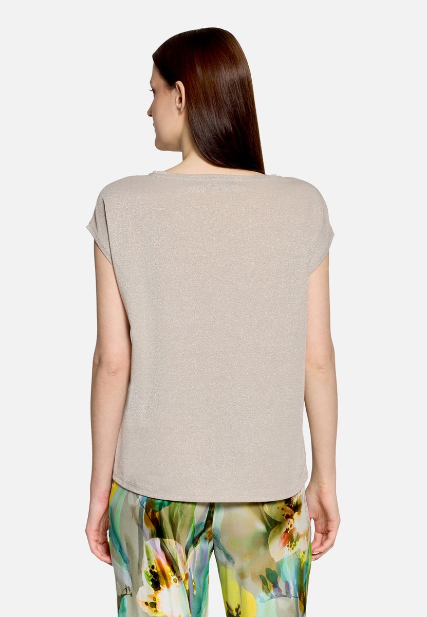 Florales Blusenshirt mit Strassverzierung