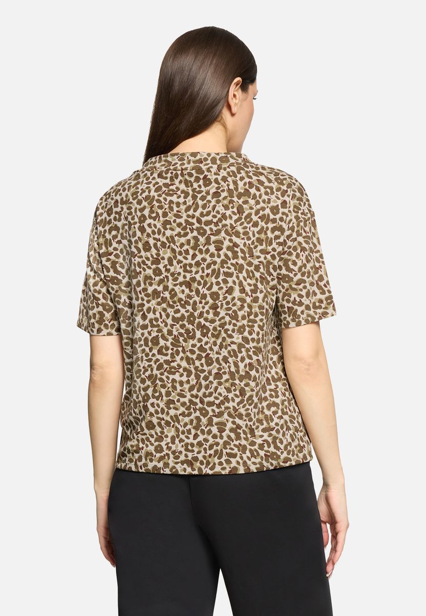 Sweatshirt mit Leopardenmuster und Pailletten