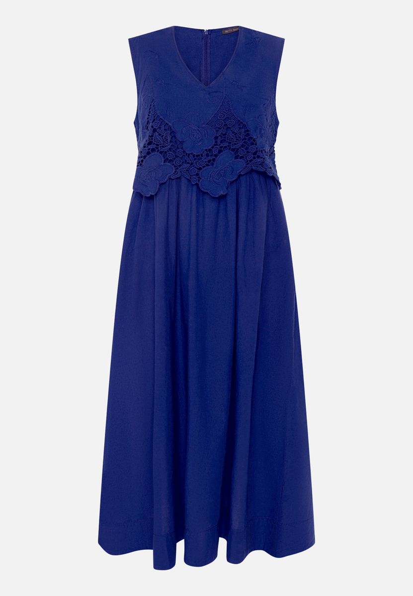 Midikleid mit V-Ausschnitt
