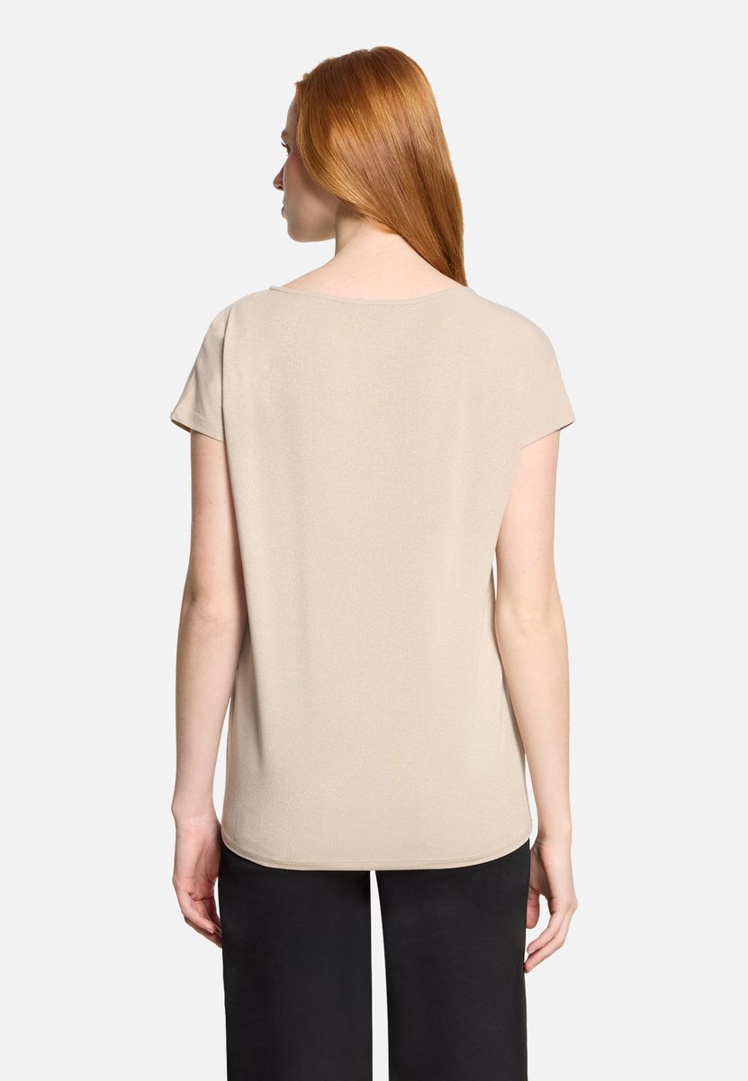 Halbarm-Shirt mit Schleifenknoten