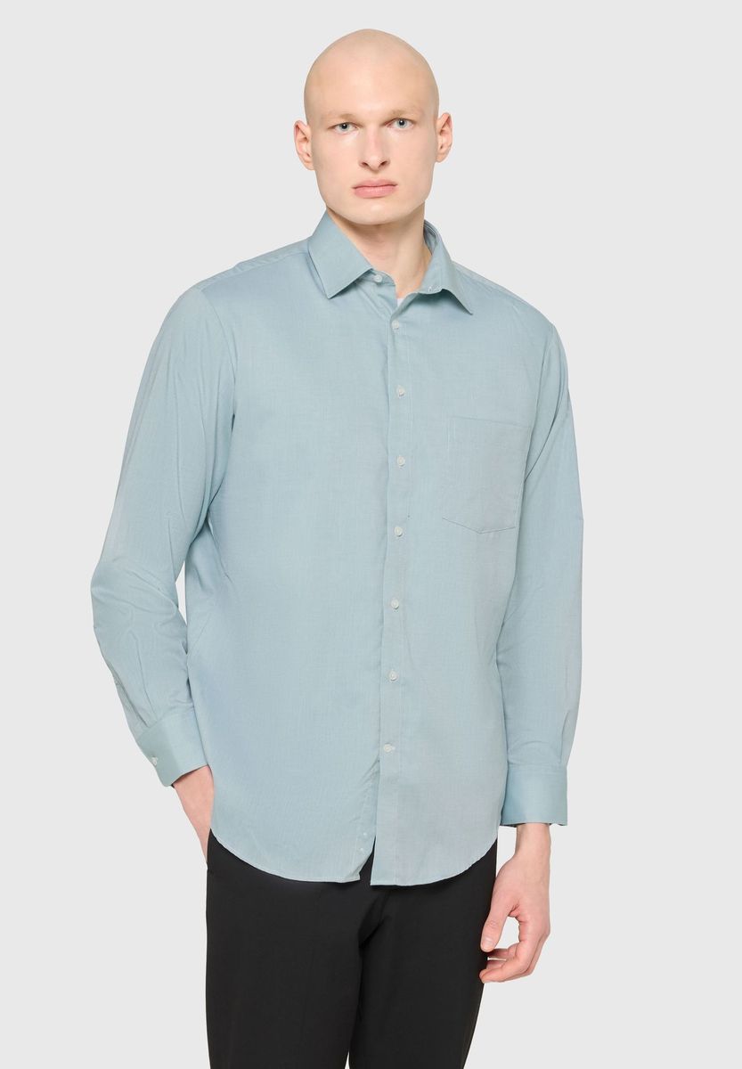 Herren Modern Fit Langarm Hemd