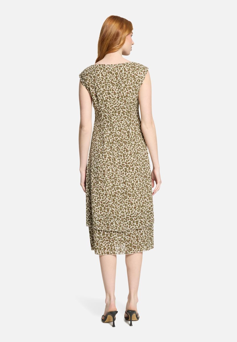 Chiffonkleid mit Bindegürtel