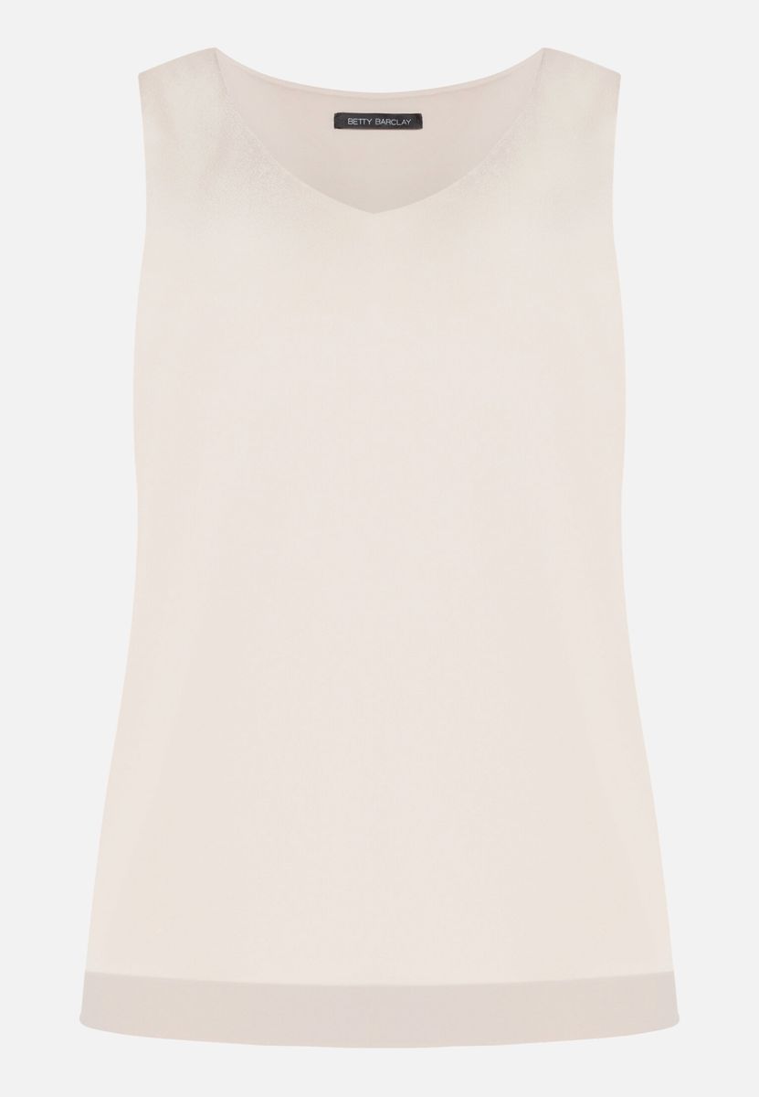 Elegantes V-Ausschnitt Blusentop mit Lagenlook