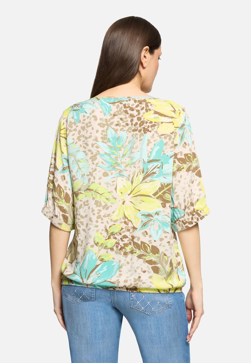Schlupfbluse mit Cut-Outs