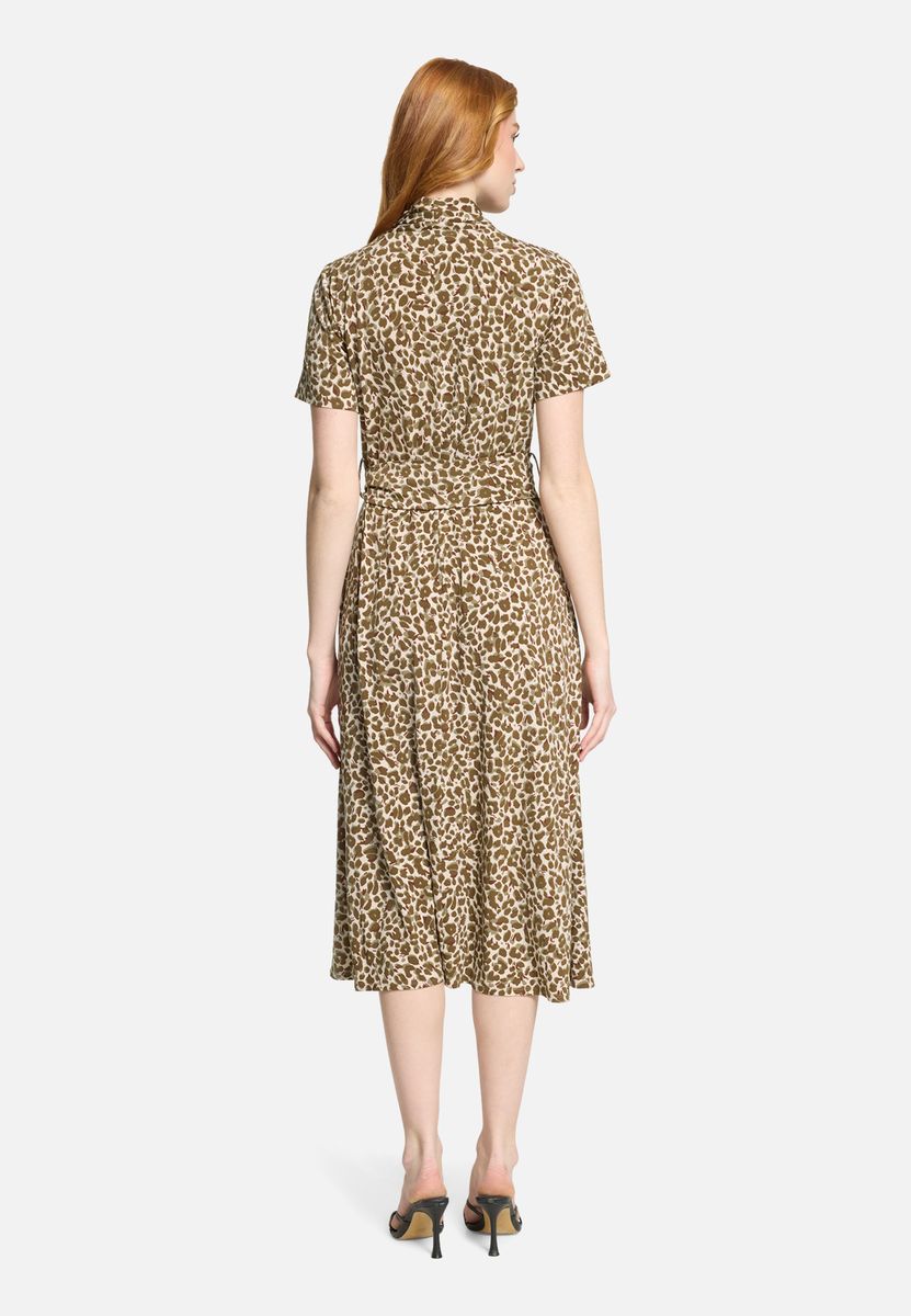 Midikleid mit Animal-Print