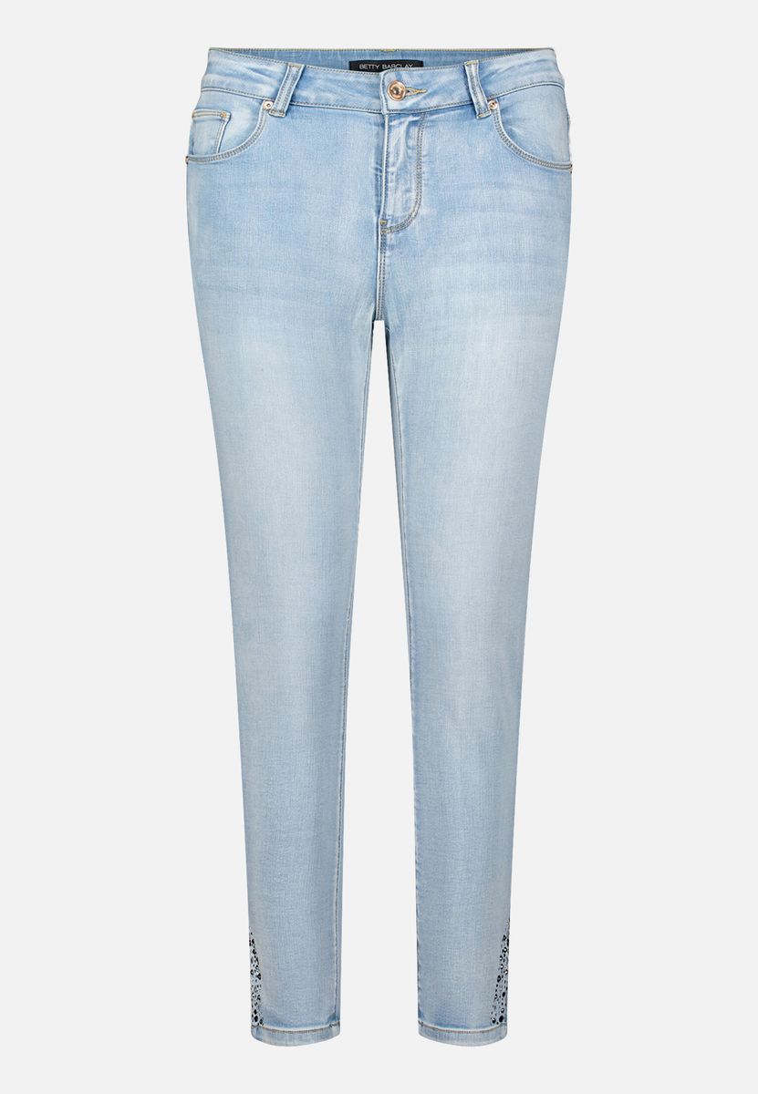 Basic-Jeans mit Waschung