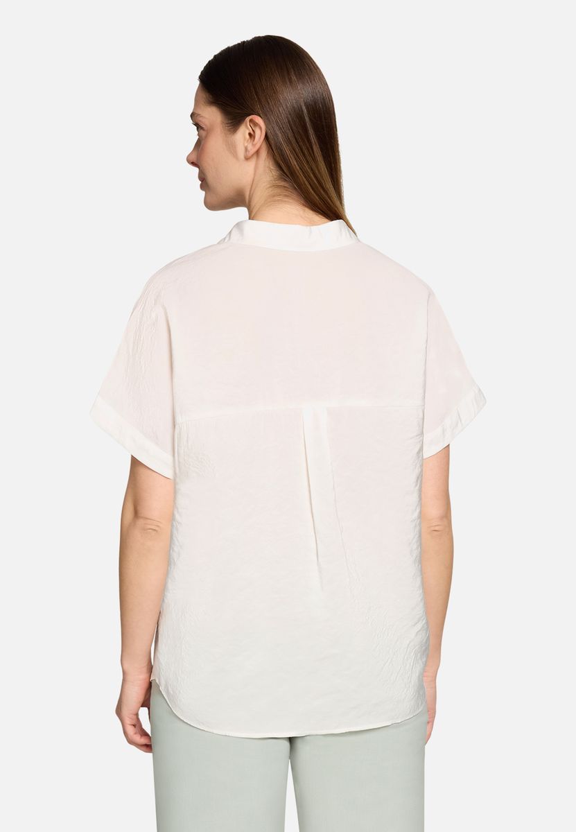 Clean Schlupfbluse mit Kurzarm
