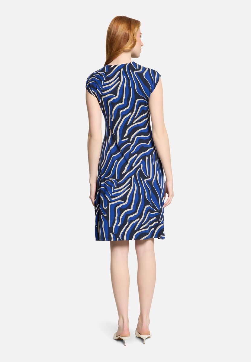 Jerseykleid mit Raffung