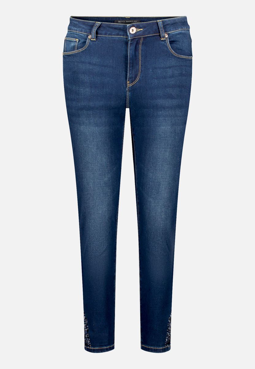 Basic-Jeans mit Waschung