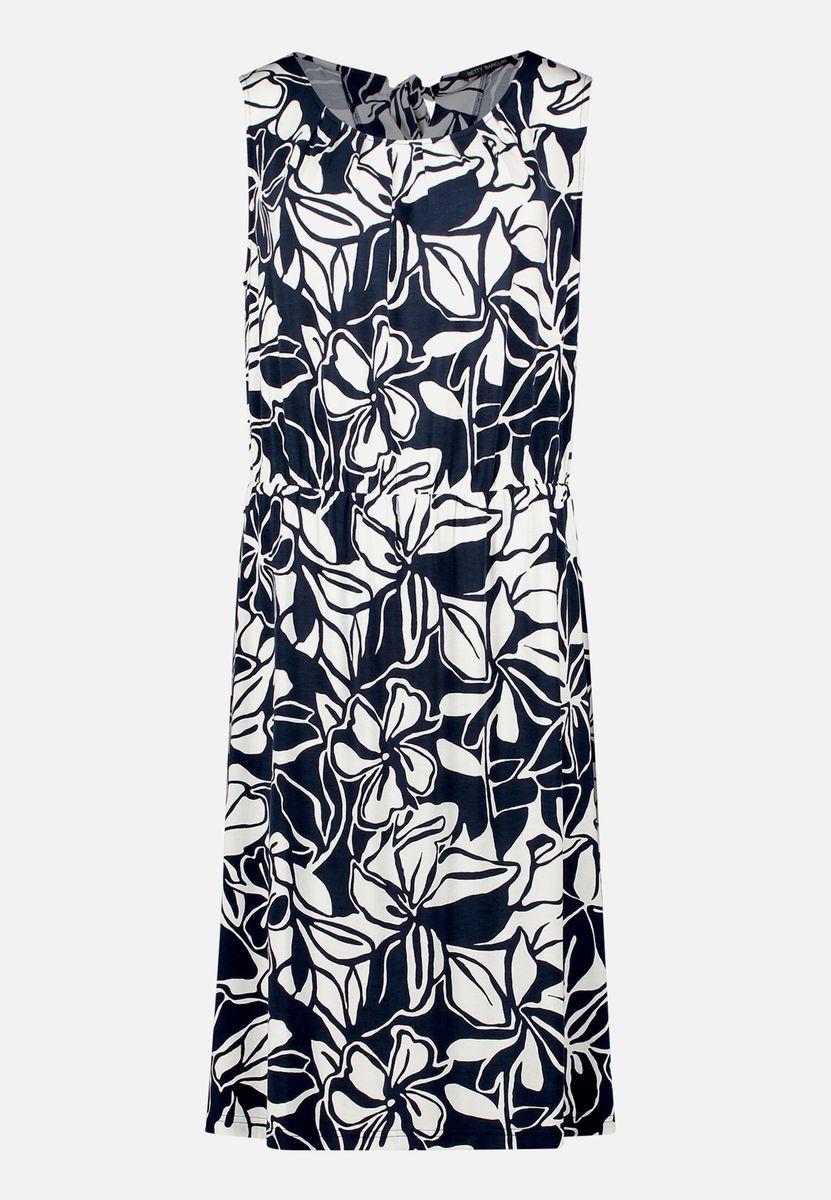Ärmelloses Sommerkleid mit Blumenmuster