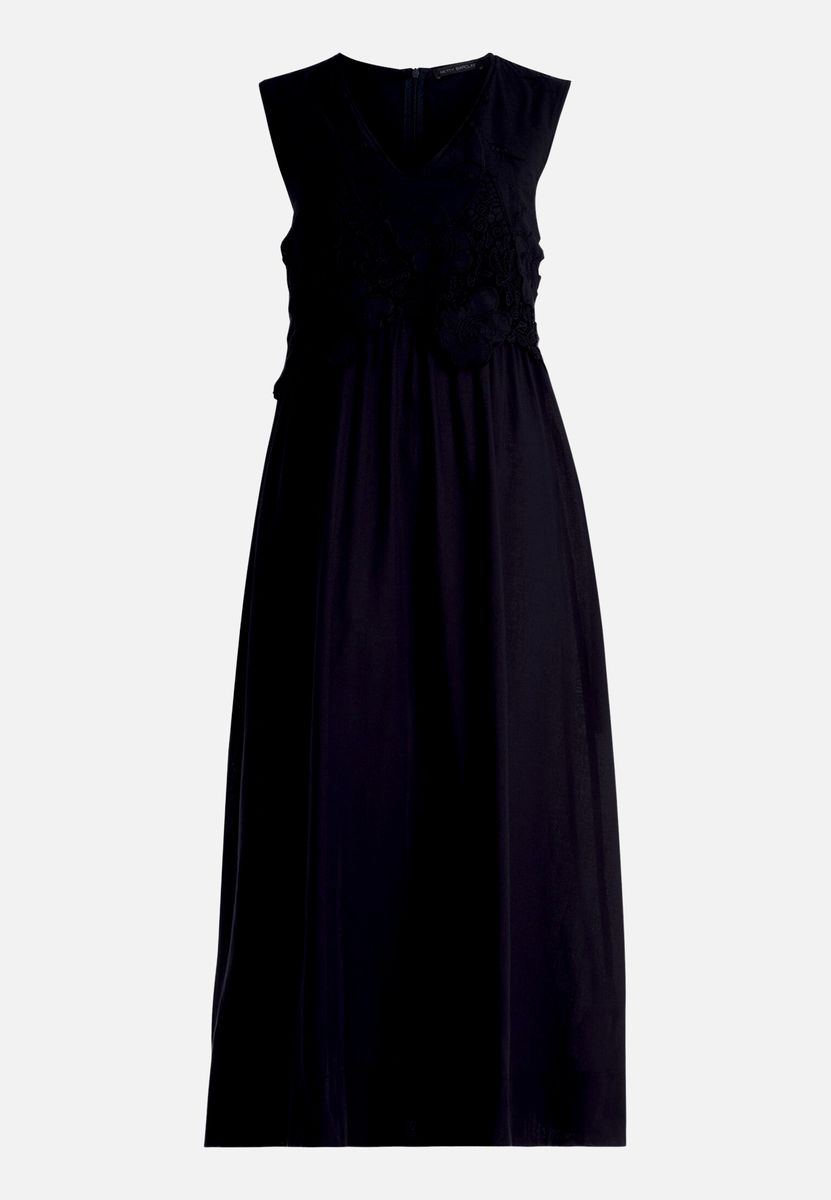 Midikleid mit V-Ausschnitt