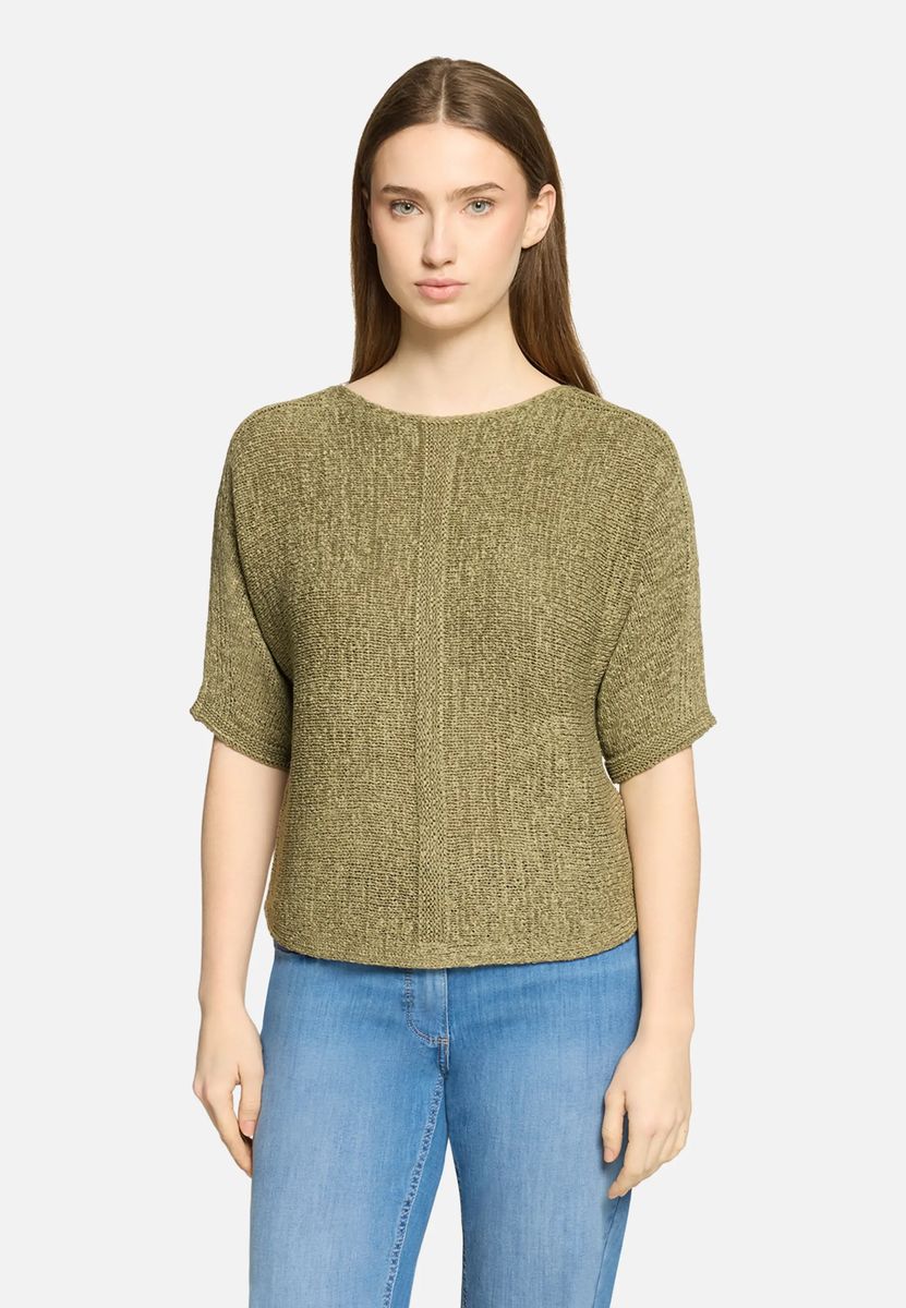 Strickpullover kurzarm