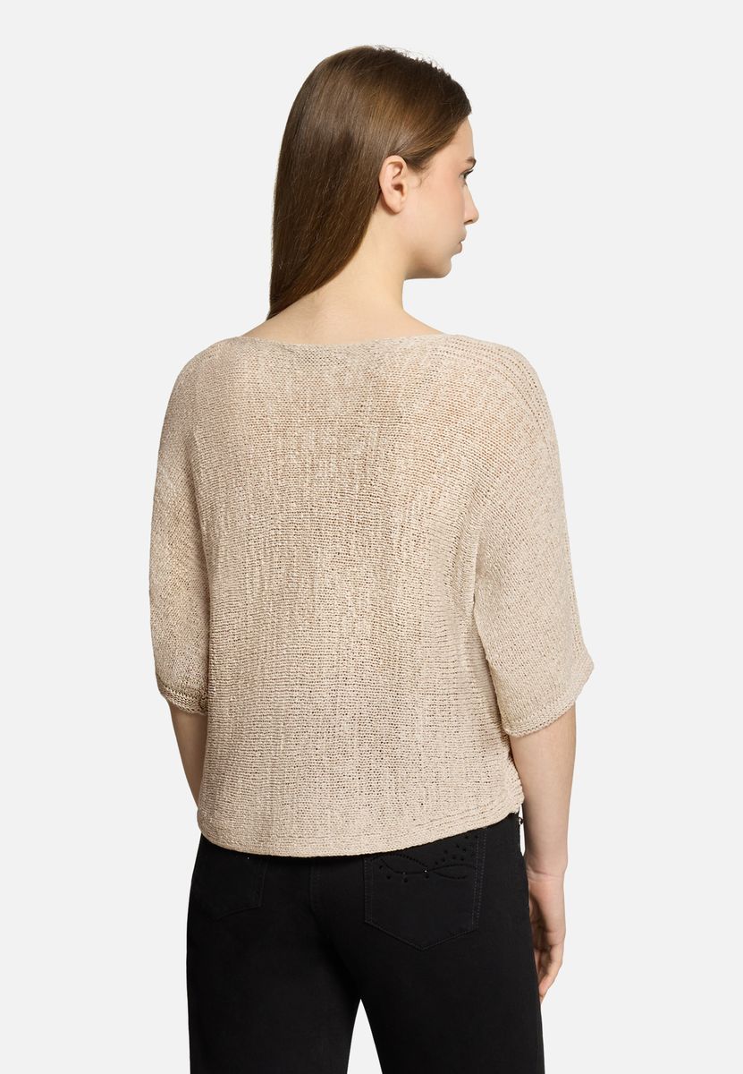 Strickpullover kurzarm