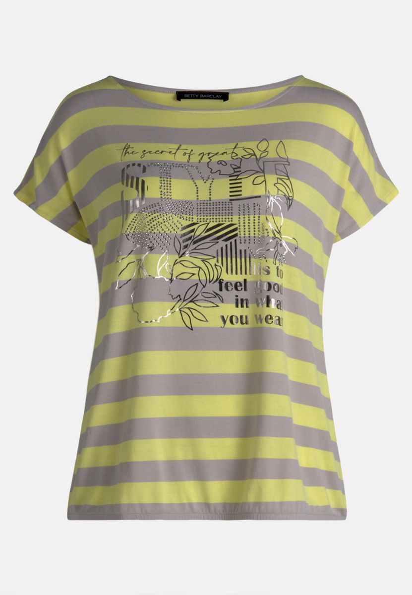 Printshirt mit Gummizug