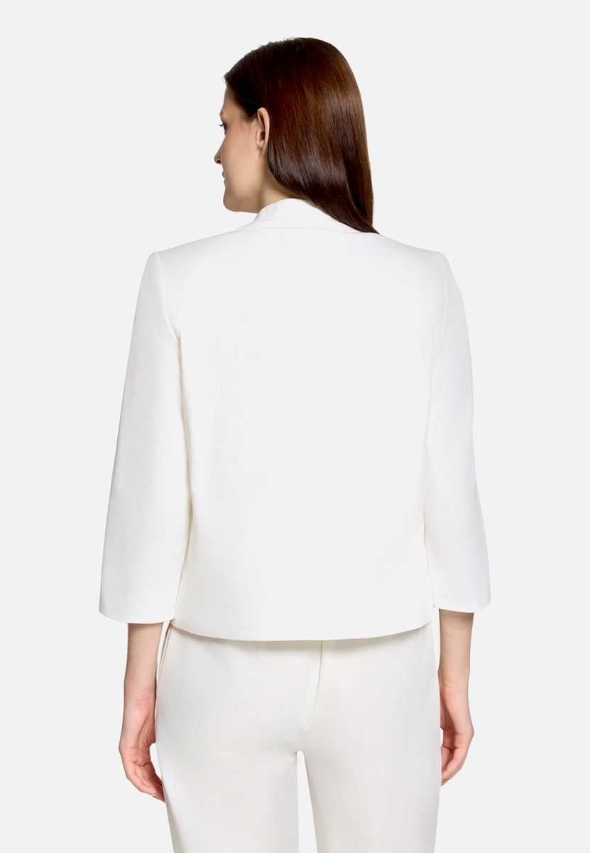 Taillierte Blazer-Jacke mit Dreiviertelarm