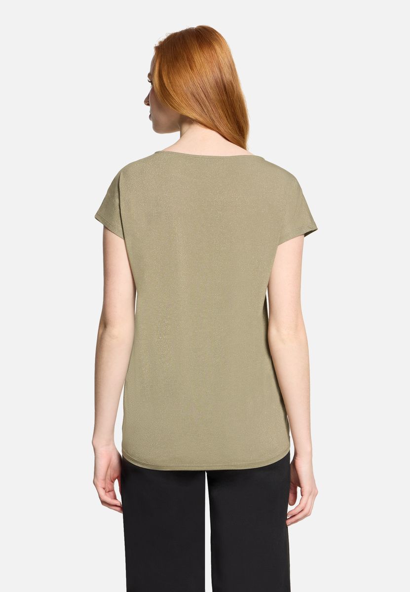Halbarm-Shirt mit Schleifenknoten