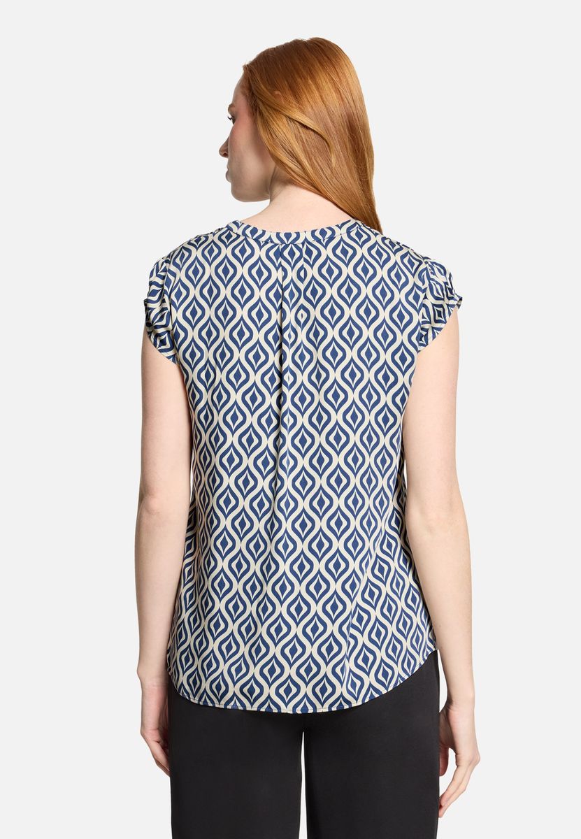 Bluse mit geometrischem Muster