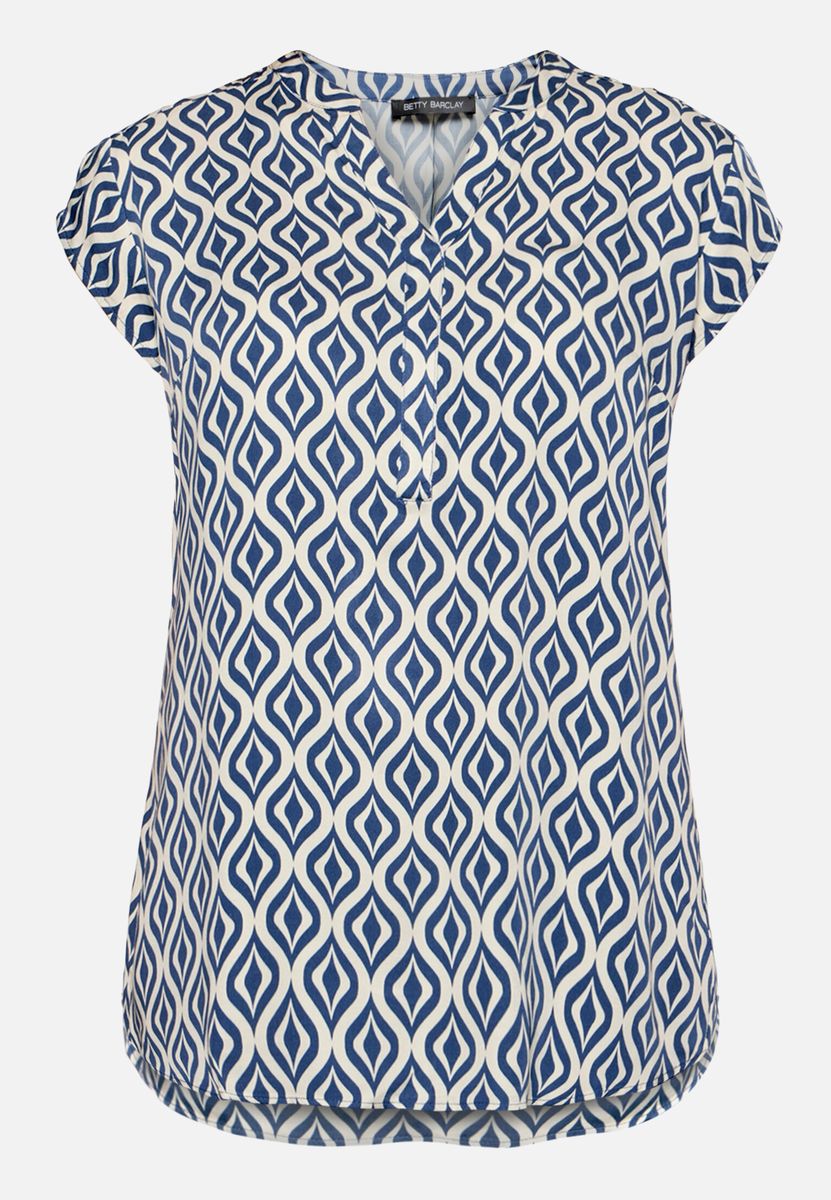 Bluse mit geometrischem Muster