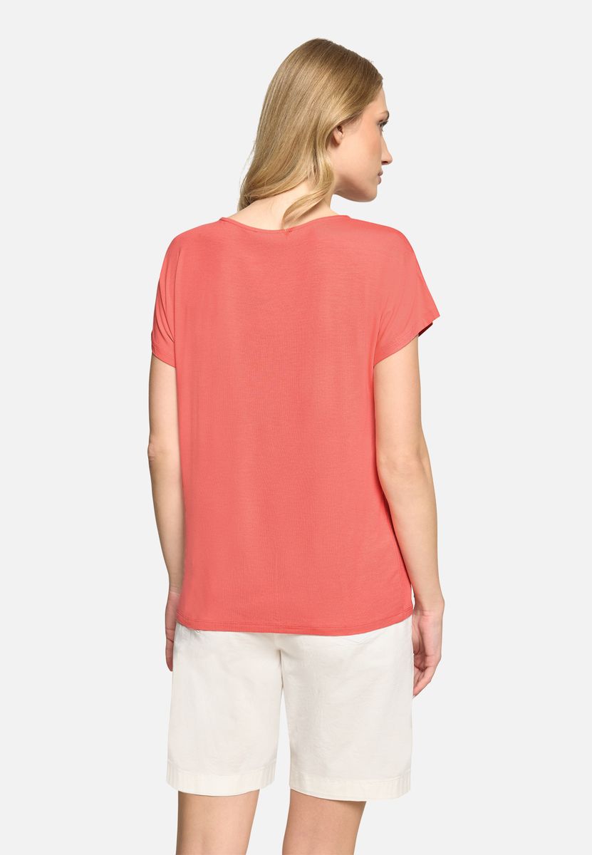 Casual-Shirt mit V-Ausschnitt