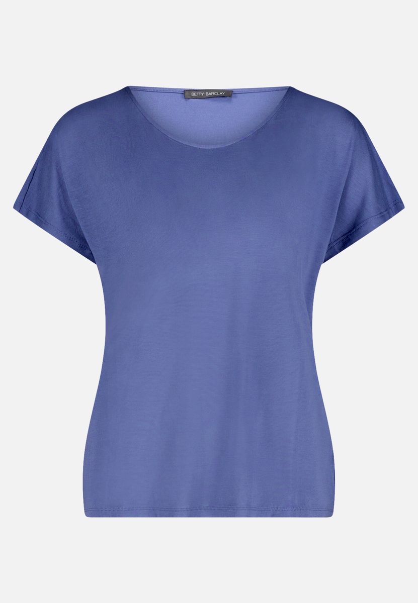 Lässiges T-Shirt mit V-Ausschnitt
